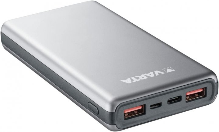 Зовнішній акумулятор (PowerBank) VARTA Fast Energy 15000 mAh Silver(57982)